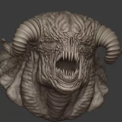 Demon Evil Doom Moster 3D model