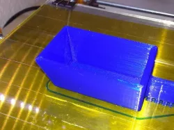 Detergent beaker for dishwasher