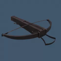 Fantasy Style Crossbow Low-poly  3D model