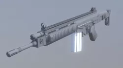 FN FAL Assault Weapon Custom bild 2019 3D model