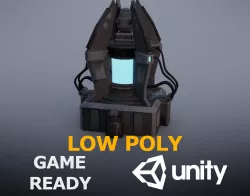 Generator Low-poly  3D model
