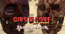 Gibs N Gore - Skeleton Pack Low-poly  3D model