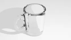 Glass Low-poly  3D model
