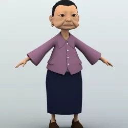 Grandma 3D model