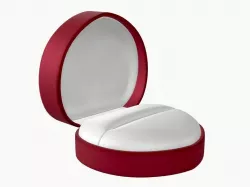 hear type box for rings and earings 3D model