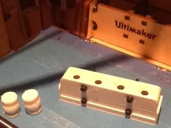 intensewalkera Vibration Dampening isolator mould - cast - template round form