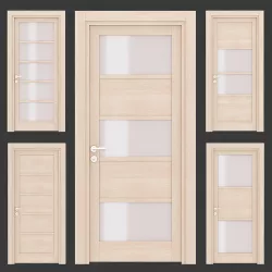 Ital doors Light Oak 4  3D model