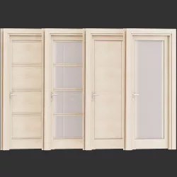 Ital doors Light Oak 5 3D model