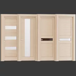Ital doors Light Oak 6 3D model