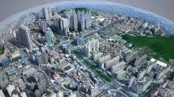 Korean Buildings for Background vol01 Low-poly  3D model