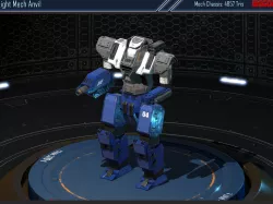 Light Mech Anvil Low-poly  3D model