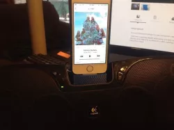 Lightning adapter for iPhone 5 in docks