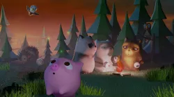 Low Poly Forest Animals Animated Low-poly  3D model