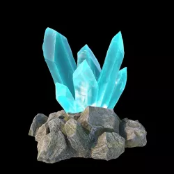 Magic crystals 3D model