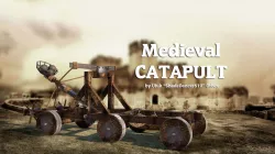Medieval Catapult 3D model