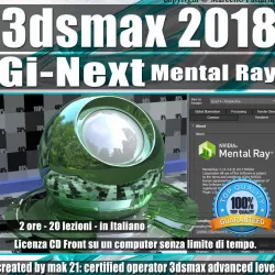 Mental Ray Gi Next in 3ds max 2018 Vol 9 cd front 3D model