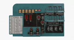 Mi-8MT Mi-17MT Left Circuit Breaker Console Russian Low-poly  3D model