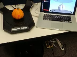 Mini Pumpkin scanned at US Dept of Labor, Chicago
