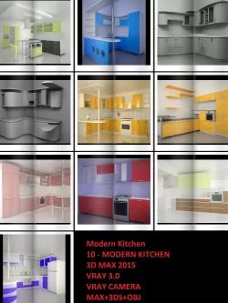 Modern Kitchen 3D Models 3D model