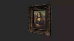 Mona Lisa Low-poly  3D model