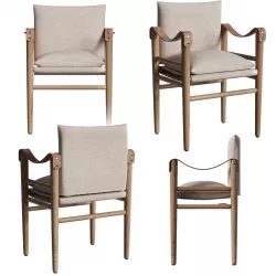 Montauk dining chair 3D model