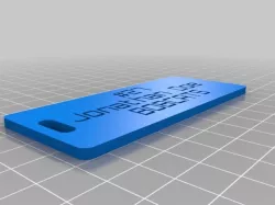 My Customized Customizer Version of luggage label