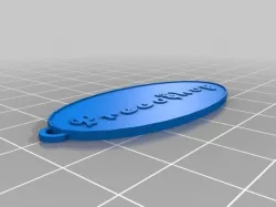 My Customized Oval Keychain_PrecoShop