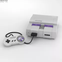 Nintendo SNES 3D model