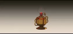 old oil lamp