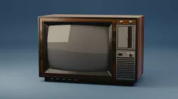Old television 3D model