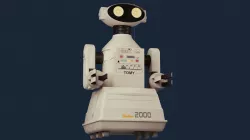 Omnibot 2000 toy 3D model