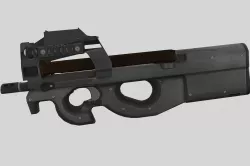 P90 Submachine gun  Low-poly  3D model