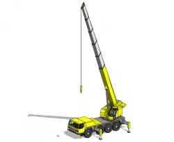 Parametric Mobile Crane - Revit Family 3D model