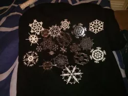 Parametric Snowflakes for laser cutting