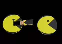 Pendrive with Cover (In Pacman design)