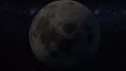 Photorealistic Moon low-poly  3D model