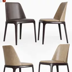 Poliform Grace Dining Chair 3D model