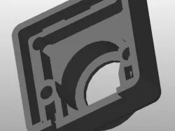 Raspberry Pi Cam Case Front with Lens