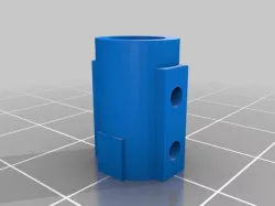 RC Helicopter Lower rotor head and blade holder assembly - prototype. v5