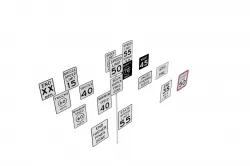 Road Sign US R2 Series Speed Limit BIM Collection 3D model