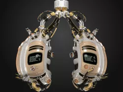 ROBOTIC LUNGS 3D model