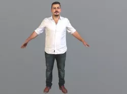 Rt045 - Male T-Pose A-Pose 3D model