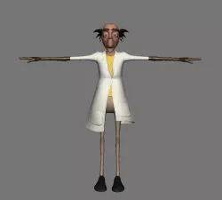 scientist 3d rig 3D model