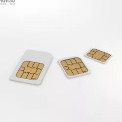 Sim Cards Set 3D model