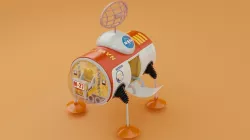Space Capsule toy 3D model