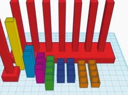 Stackable Fraction Blocks