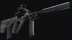 Steyr aug Low-poly  3D model
