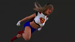 Supergirl 90s 3D model