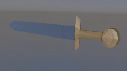 Sword LowPoly Low-poly  3D model