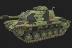 Tank M60 Patton 3D model